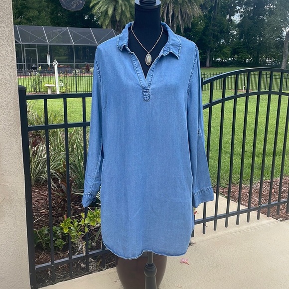 Velvet Heart Jean Dress - Picture 1 of 7